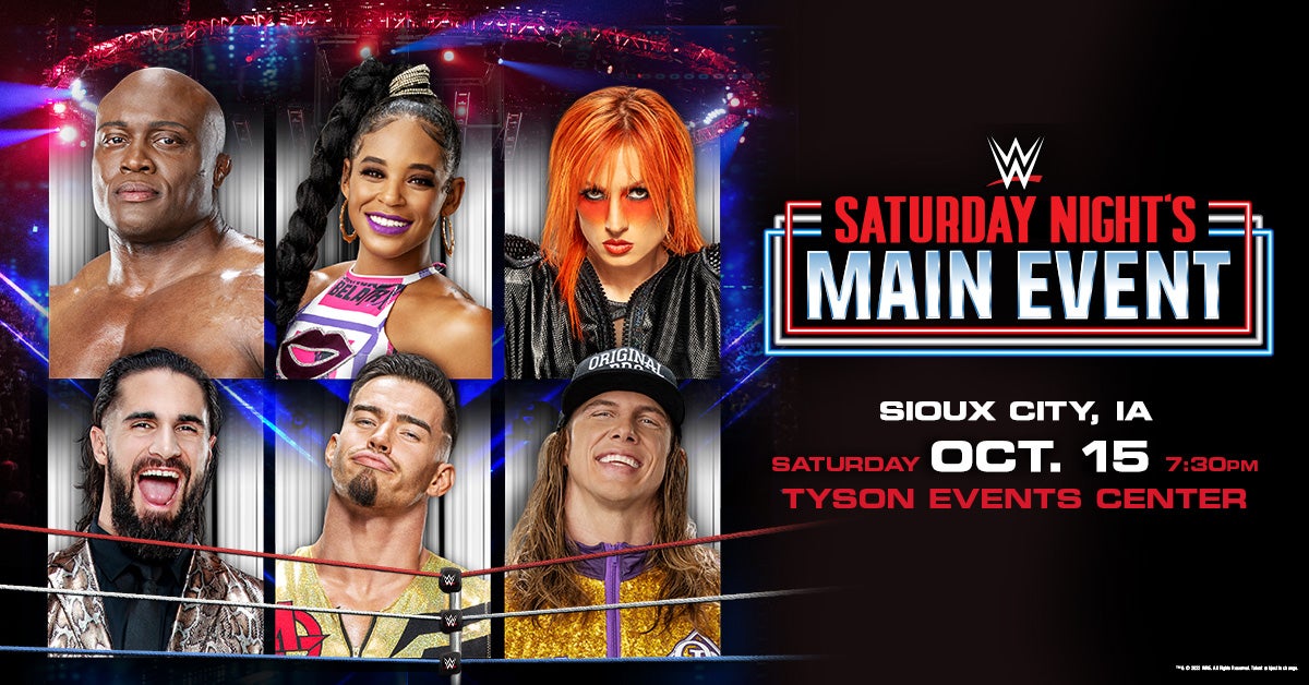 WWE Saturday Night's Main Event Tyson Events Center
